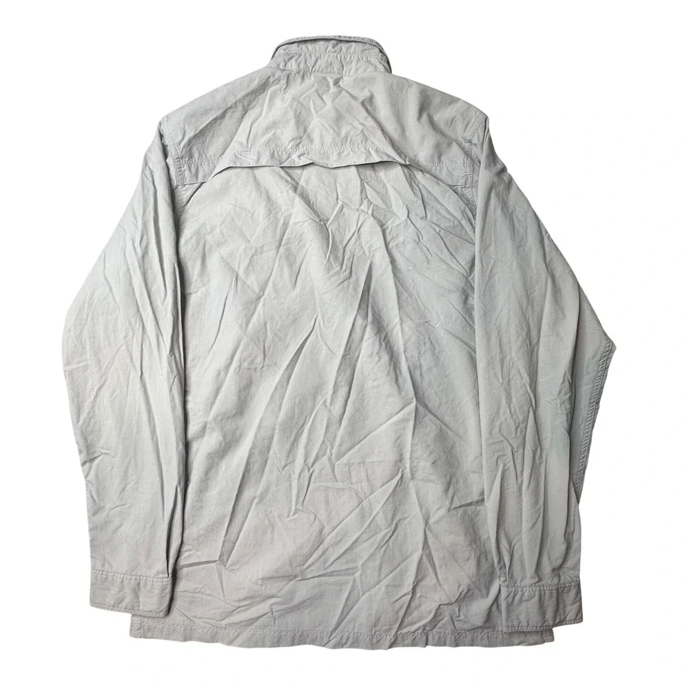 The North‎ Face Shirt Mens S Tan Long Sleeve Ripstop Hiking Ventilated Outdoor